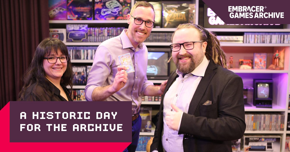 A historic day for the archive Embracer games archive